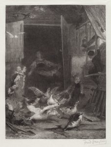 Bez tytułu (Scena na farmie) autorstwa Frederick Juengling