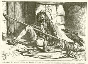 Ilustracja do Barnaby Rudge autorstwa Frederick L. Bernard