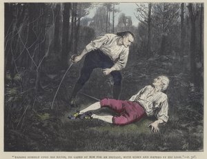 Ilustracja do Barnaby Rudge autorstwa Frederick L. Bernard