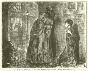 Ilustracja do Ponurego Domu autorstwa Frederick L. Bernard