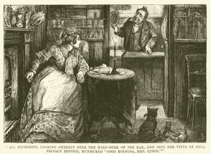 Ilustracja dla Martina Chuzzlewita autorstwa Frederick L. Bernard