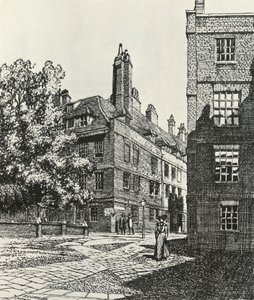 Cliffords Inn w City of London, 1903, 1934.