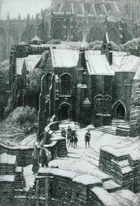 Almonry, Chipping Campden 1925 (akwaforta) autorstwa Frederick Landseer Maur Griggs