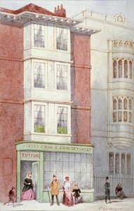 Cukiernia i cukiernia Buttona, 187 Fleet Street, City of London, 1887