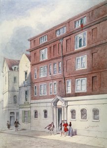 Rezydencja Titusa Oatesa, Oat Lane, City of London, 1845.