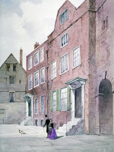 Widok na biuro wikariusza generalnego, Bell Yard, Knightrider Street, City of London, 1841
