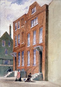 Widok biura wikariusza generalnego, Bell Yard, Knightrider Street, City of London, 1841.
