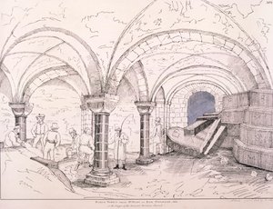 Krypta St Mary-le-Bow, ok. 1819