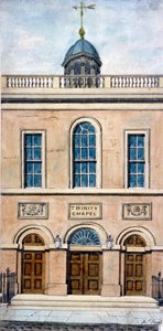 Kaplica Trójcy, Conduit Street, Westminster, Londyn, 1801. autorstwa Frederick Nash