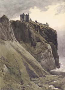 Stary Zamek, Dunottar (akwarela) autorstwa Frederick Noel Paton