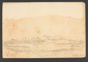 Aleppo z SW, Syria autorstwa Frederick Peter Layard