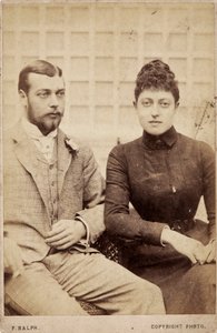 Książę Jerzy i księżniczka Wiktoria autorstwa Frederick Ralph