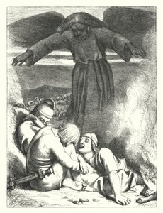 Zniszczenie Sennacheryba (rycina) autorstwa Frederick Richard Pickersgill