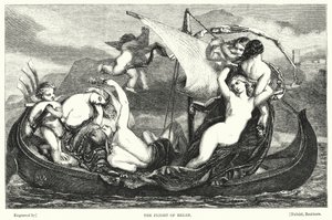 Lot Heleny (rycina) autorstwa Frederick Richard Pickersgill