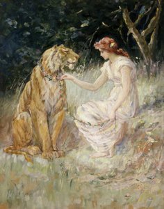 Dama i Tygrys, 1900.