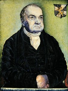 Portret Williama Williamsa, c.1828 (akwarela na kości słoniowej) (para do 367110) autorstwa Frederick Tatham