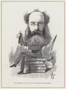 Anthony Trollope, powieściopisarz autorstwa Frederick Waddy