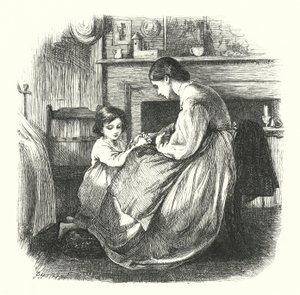 Dziecko w modlitwie autorstwa Frederick Walker