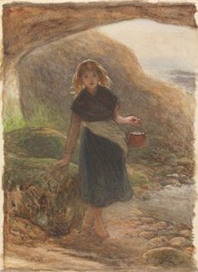 Zbieracz małży autorstwa Frederick Walker