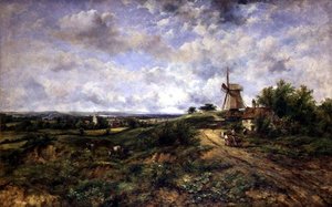 Widok na Hampstead Heath autorstwa Frederick Waters Watts