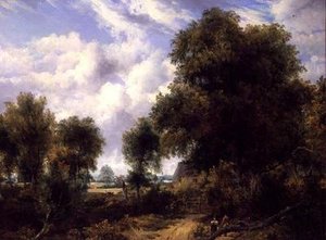 Zalesiony krajobraz autorstwa Frederick Waters Watts