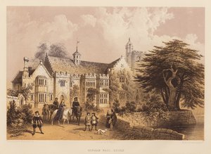 Horham Hall, Essex (akwatinta) autorstwa Frederick William Fairholt