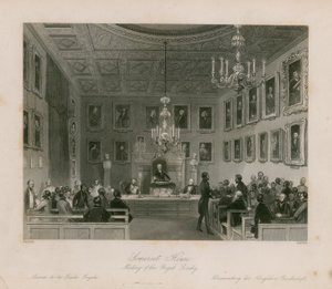 Somerset House, spotkanie Towarzystwa Królewskiego