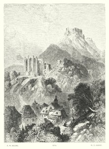 Childe Harold Lorda Byrona, Canto III, Stanza 46 (grawerowanie) autorstwa Frederick William Hulme