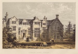 Loseley House, Surrey (akwatinta) autorstwa Frederick William Hulme