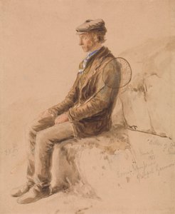 Człowiek z osłem , 13 czerwca 1851 r autorstwa Frederick William Hulme