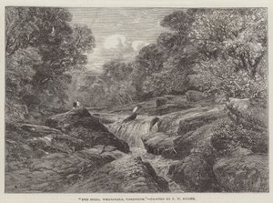 Strid, Wharfdale, Yorkshire autorstwa Frederick William Hulme