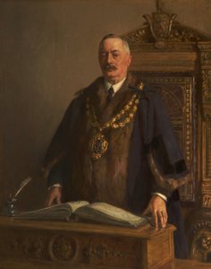 Portret Thomasa Boltona, ok. 1908-09 (olej na płótnie) autorstwa Frederick William Jackson