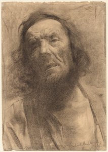 Głowa mężczyzny, 1884.