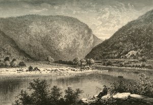 „Delaware Water-Gap”, 1872. autorstwa Frederick William Quartley