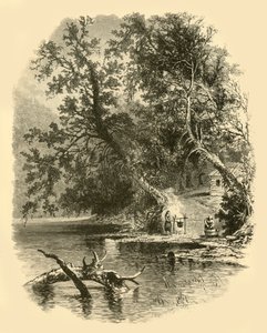 „Północny oddział Susquehanna, w Hunlocks”, 1874. autorstwa Frederick William Quartley