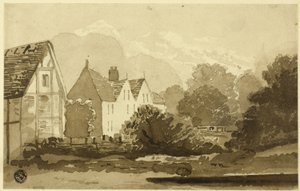 Wioska autorstwa Frederick Wilton Litchfield Stockdale