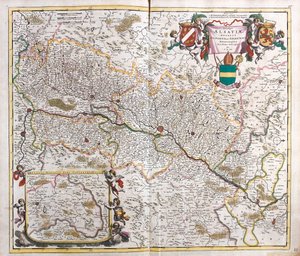 Alzacja, Francja autorstwa Frederick de Wit