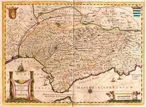 Andaluzja, Hiszpania autorstwa Frederick de Wit