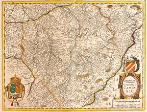 Szampania, Francja autorstwa Frederick de Wit