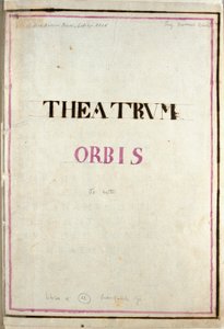 Strona tytułowa Teatru Atlas Orbis (akwaforta). autorstwa Frederick de Wit