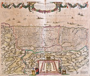 Izrael, Jordania Zachodnia autorstwa Frederick de Wit