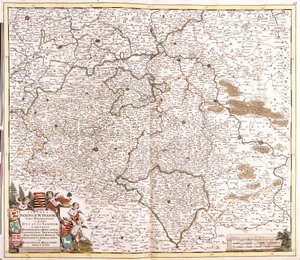 Dolna Saksonia, Saksonia-Anhalt, Saksonia, Turyngia, Niemcy autorstwa Frederick de Wit