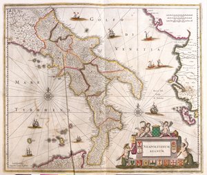 Molise, Kampania, Kalabria, Basilicata, Apulia , Włochy autorstwa Frederick de Wit