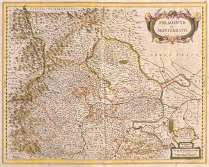 Piemont, Włochy autorstwa Frederick de Wit