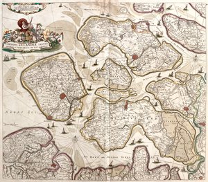 Zelandia, Holandia autorstwa Frederick de Wit
