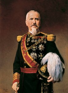 Portret Arsenio Martineza Camposa Antona (1831-1900), hiszpańskiego polityka i wojska, ok. 1880 (olej na płótnie) autorstwa Frederico de Madrazo