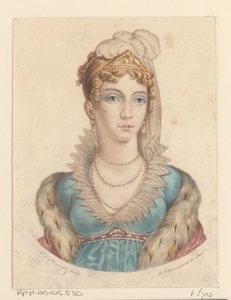 Portret van Anna Paulowna Romanowa