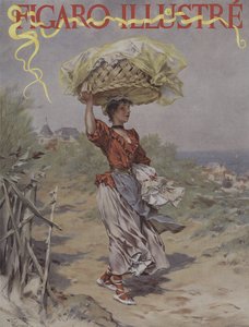 Biarice. „Le Figaro Illustre“ viršelis, 1895 m. kovo mėn. poli autorstwa Frederik Hendrik Kaemmerer