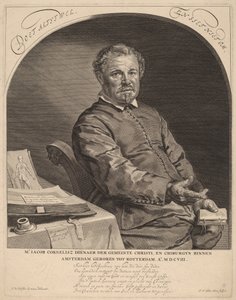 Jakub Korneliusz autorstwa Frederik Hendrik van den Hove after Cornelis Visscher