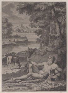 Bóg rzeki w krajobrazie, 1725.